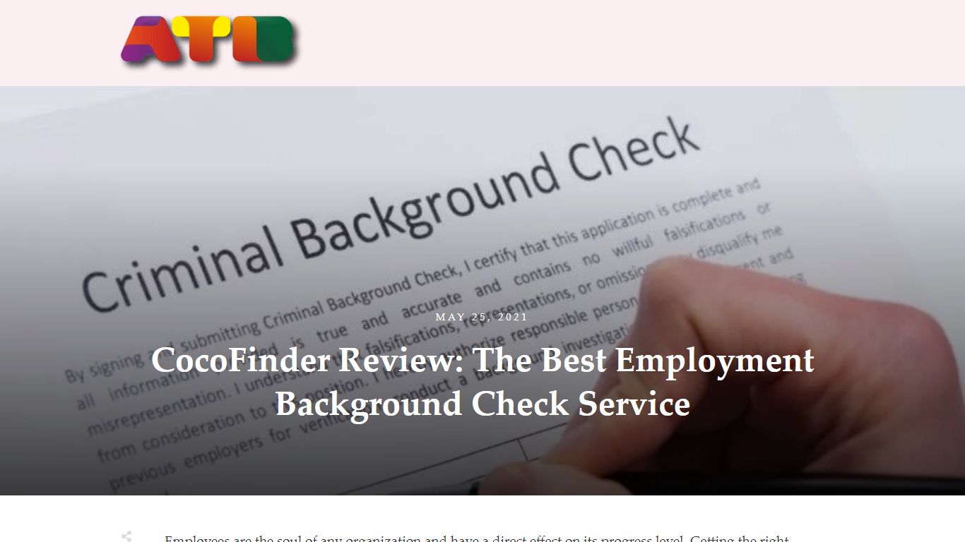 CocoFinder Review: The Best Employment Background Check Service